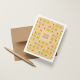 Candy Corn A2 Greeting Card