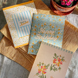 Grazie Florals A2 Thank You Greeting Card