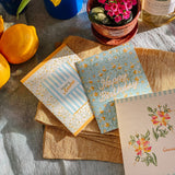 Grazie Florals A2 Thank You Greeting Card