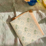 Capri Painted Tiles A2 Greeting Card