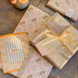 Capri Painted Tiles A2 Greeting Card