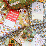 Dominoté Baubles Wrap Sheet-Double Sided