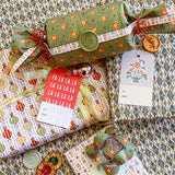 Dominoté Baubles Wrap Sheet-Double Sided