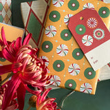 Harlequin Gift Wrap Sheet-Double Sided