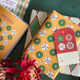 Harlequin Gift Wrap Sheet-Double Sided