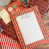Christmas List A2 Greeting Card