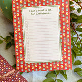 Christmas List A2 Greeting Card