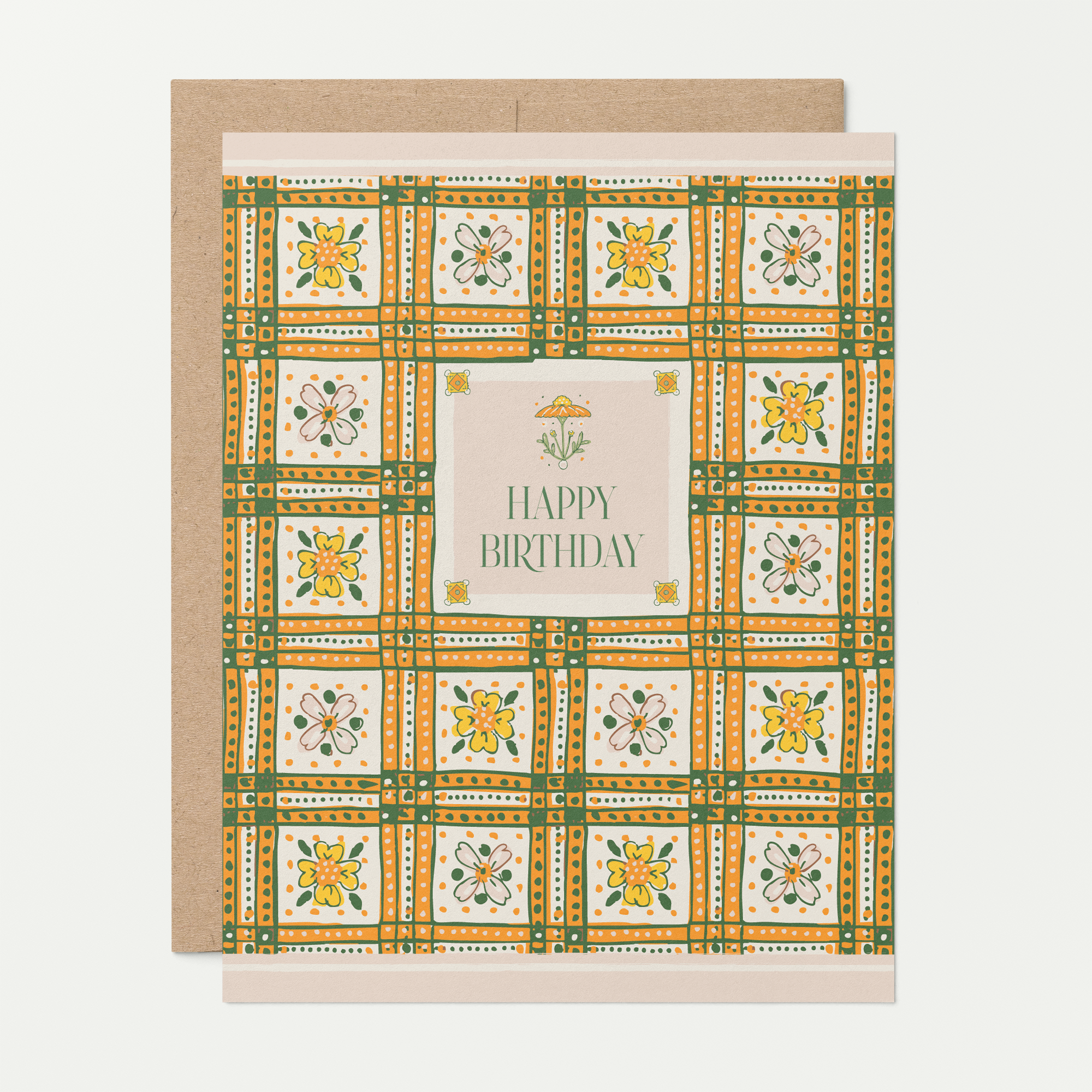 Coneflower Cutie Birthday A2 Greeting Card