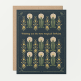 Dandelion Wishes Birthday A2 Greeting Card