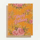 Dusty Rose Birthday A2 Greeting Card