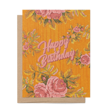Dusty Rose Birthday A2 Greeting Card