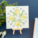 Original Painting - Pears 6" x 6"