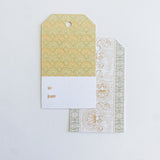 Floral Fans Gift Tags