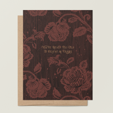 Fairy Florals Birthday A2 Greeting Card