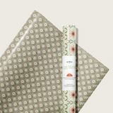 Fleurisle Frost Gift Wrap Sheet-Double Sided