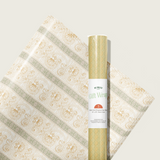Floral Fans Gift Wrap Sheet-Double Sided