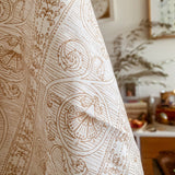 Floral Fans Tea Towel