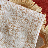 Floral Fans Tea Towel
