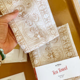 Floral Fans Tea Towel