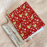 Floral Flutter (cerise) A2 Greeting Card