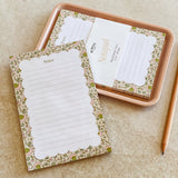 Floral Flutter 4 x 6 Notepad
