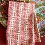 Flower Stripes Tea Towel