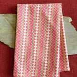 Flower Stripes Tea Towel