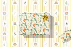 Floreale Gift Wrap Sheet-Double Sided