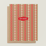 Flower Stripes A2 Greeting Card