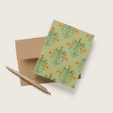 French Marigold A2 Greeting Card