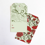 Carnation Pomegranate Gift Tags