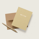 Ginko Fan Thank You A2 Greeting Card