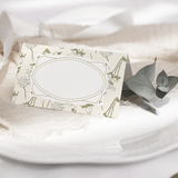 Spooky Blooms Folded Place Card Set