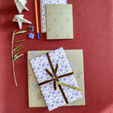 Winter Blues Gift Wrap Sheet-Double Sided