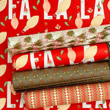 Vintage Vacation Gift Wrap Sheet-Double Sided