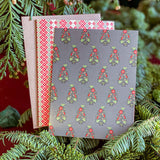 Boteh Trees A2 Greeting Card