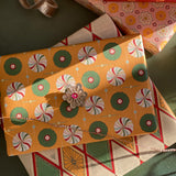 Harlequin Gift Wrap Sheet-Double Sided