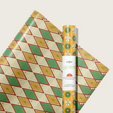 Harlequin Gift Wrap Sheet-Double Sided
