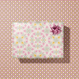 Heather Lattice Gift Wrap Sheet - Double Sided