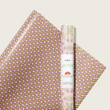 Heather Lattice Gift Wrap Sheet - Double Sided