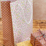 Heather Lattice Gift Bag