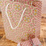 Heather Lattice Gift Bag