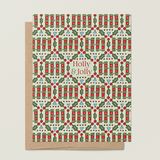 Holly Jolly A2 Greeting Card