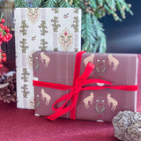 Holly and Oak Gift Wrap Sheet-Double Sided