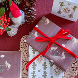 Holly and Oak Gift Wrap Sheet-Double Sided