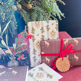 Holly and Oak Gift Wrap Sheet-Double Sided