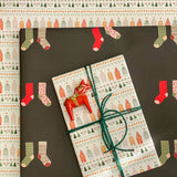 Hygge Holiday Gift Wrap Sheet-Double Sided