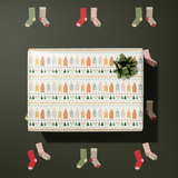 Hygge Holiday Gift Wrap Sheet-Double Sided