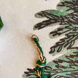 Winterberry Hand-Painted Wood Bead Holiday Garland - One of a Kind