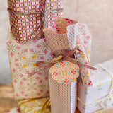 Heather Lattice Gift Wrap Sheet - Double Sided